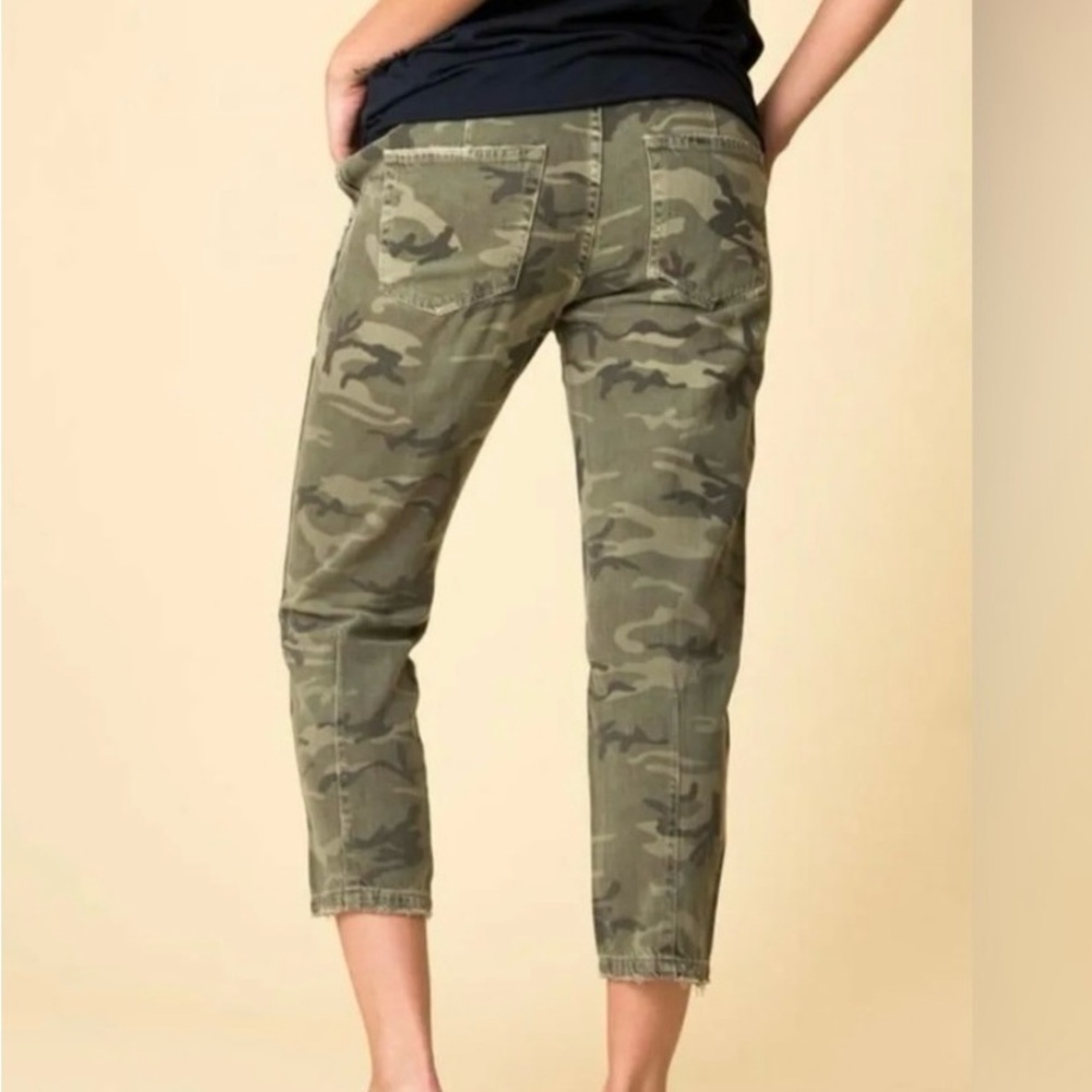 AMO cotton camo print trousers - Picture 2 of 6